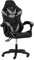 Totò Piccinni Sedia GAMING Ergonomica Reclinabile Girevole con cuscini in similpelle con rotelle e poggiatesta (Grigio)