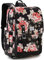 RAVUO School Bag for Teen Girls, Water Resistant 15.6 Inch Laptop Backpack Women Floral College Backpack Bookbag Casual Daypack Rucksack for Travel