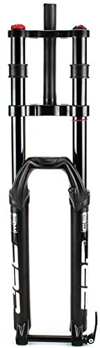 Forcella Anteriore Bici Forcella Ammortizzata BMX E-Bike Forcella Per Bicicletta27.5/29 Pollici Fat Forks Freno A Disco Pneumatico MTB/ATV QR Da Viaggio Da 150 Mm A,29in
