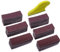 120Pcs Micro Detail Sander Paper Kit Micro Zip Finger Sander Handle Mini Mouse Sander 3.5 x 1 Inch for Crafts Assorted Grit of 60 80 120 180 240 320 for Wood Polishing Furniture Metal Automotive
