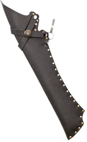 MiOYOOW Faretra per Tiro con L'Arco, Borsa per per Frecce retrò Impermeabile in Pelle PU, Custodia Portatile per Allenamento di Tiro della Caccia