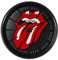 Nixon Rolling Stones Wanduhr in der Farbe Schwarz mit einem Durchmesser von 40cm, C318500400