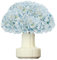DH EYB 10 Stück Hortensien Künstliche Blumen, Seide Künstliche Hortensien Kopf mit Stiel Hortensie für Braut Hochzeit Baby Shower Home Party Dekoration (Seeblau)