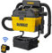 DEWALT Portable 23 L Wet and Dry Vacuum Cleaner, Wall-Mounted Garage Vacuum Cleaner, 1100 W, DXV23G, Detachable Lightweight Toolbox Wet and Dry Vac for Saw Dust in Workshop