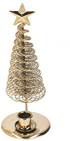 Weihnachtsbaum-Kerzenhalter, Kiefernbaum-Ornament, Arabische Dekoration, Goldene Ornamente für Europäisches Metall, Arabischer Eisen-Kerzenhalter, Kerzenhalter