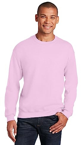 Gildan Tee-shirt pour homme en mélange lourd 227 g, Rose - Rose pâle, XL