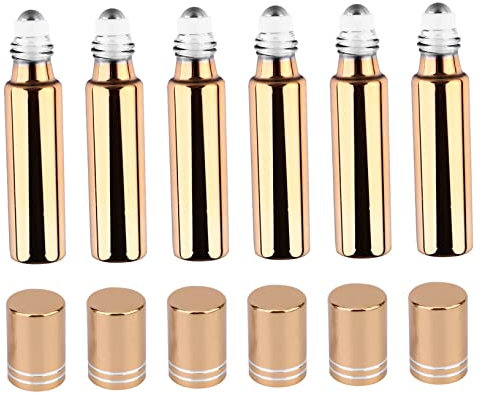 POPETPOP Confezione Da 6 Flaconi Dorati Da 10 Ml Con Conico Confezione Secondaria Per Flaconi Di Profumo