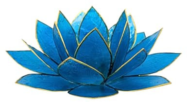 Kerzenhalter Lotusblume 5. Chakra – Hals-Chakra