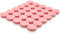 ZDZBLX Fridge Magnets, 30 Pack Strong Magnet Small Magnets Whiteboard Magnets Heavy Duty Magnets Mini Round Magnets Fridge Magnets for Adults Magnets for Whiteboard, Crafts, Fridge,Notice Board (Pink)