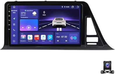 Android 12 Autoradio 2 Din Radio Für Toyota C-HR 2016~2020 9 Zoll Android Mit Navi Stereo Auto Bluetooth Doppel Din Radio Mit Rückfahrkamera FM Radio Carplay/Auto,Lhd,8 Core M300S 4G+32G
