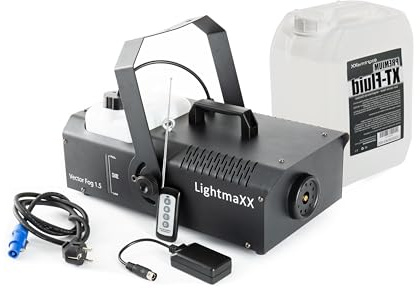 lightmaXX Vector Fog 1.5 XT Fluid - Nebelmaschinen Set