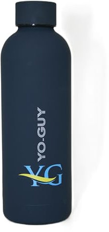 YO-GUY Bouteille Isotherme (1, BLEUE, 750 ML) -Gourde Inox Durable, Isolation Thermique Double Paroi, Garde les Boissons Chaudes 12h et Froides 24h -Étanche, Sans BPA - Idéale pour Sport, Randonnée