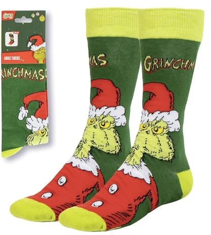 CERDÁ LIFE'S LITTLE MOMENTS Unisex socken The Grinch Socken, bunt, 38-45