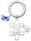 JRZDFXS Porte-clés tata exceptionnelle cadeau fête pour tata baptême annonce grossesse et naissance porte clefs personnalisé tante cadeau tata anniversaire Noël naissance tata porte clef (3)