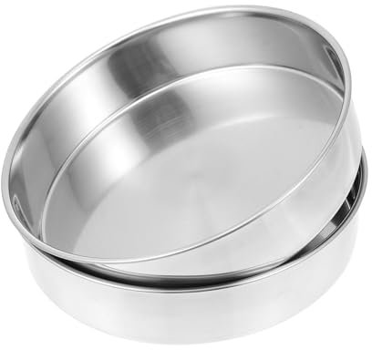 PHENOFICE 2 Stück Edelstahl Dampfgarer Dämpfplatten Backformen Für Aufläufe Dampfgarpfanne Kalte Nudelzubereitungsplatten Gedämpfte Teller Serviertabletts Für Gedämpfte Speisen