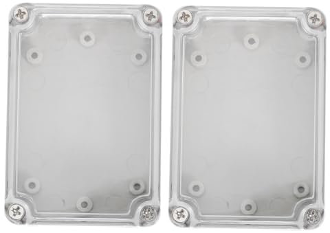 MUCKLILY 2pcs Abs Electrical Box Outdoor Junction Box for Security Modules Easy Installation Enclosure Moisture for Projects Compatible with Various Alarm Systems