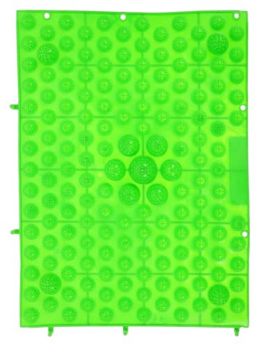 Healvian Akupressurmatte Füße Fußmassageplatte Aus Tpe Für Reflexzonenmassage Kann Als Größere Massagematte Verbunden Werden Faltbar Und Tragbar Für Büro Und Senioren 14.57X10.63X0.71In