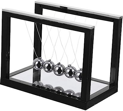 LRXIYODE Cradle Balance Kreatives Newton Pendelspielzeug Für Schreibtischdekoration Physikalisches Spielzeug Für Stressabbau Im Büro Und Zuhause Geeignet Für Erwachsene