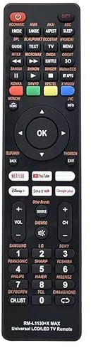 XINFUTE HUAYU RM-L1130+X MAX - Mando a distancia universal para Pansonic Samsung TCL TV