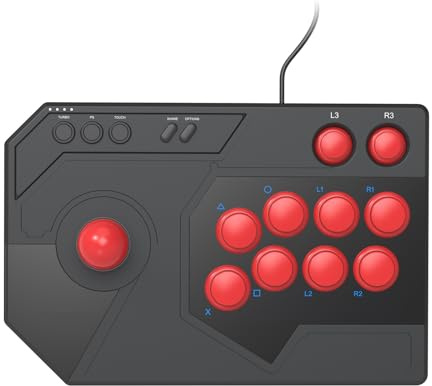 Arcade Fight Stick 3 Modalità Wired Arcade Joystick per PS 5 PC Gaming Turbo Funzione Console Controller