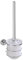 WENKO Power-Loc® Wand WC-Garnitur Bovino, Toilettenbürste mit Bürstenhalter, WC Bürste ohne bohren für das Bad, rostfreier Edelstahl mit Kunststoffeinsatz in Weiß, 12 x 38 x 12,5 cm