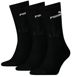 Puma Sportsocken Tennissocken Crew Tennis Socken Unisex für Damen und Herren 3 Paar