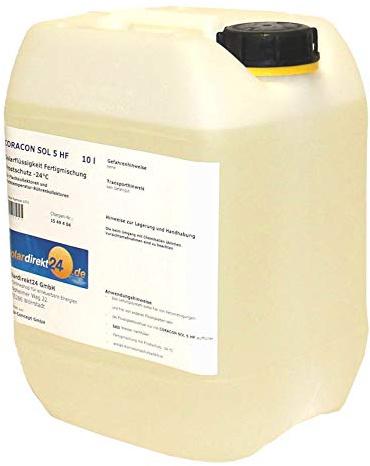 Hochtemperaturbeständige Solarflüssigkeit Coracon Sol 5HF 10 Liter Gebinde