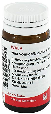 NUX VOMICA/NICOTIANA comp.Globuli 20 g