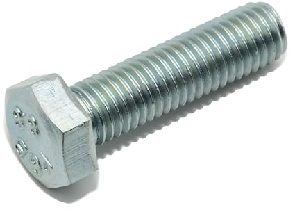 Schwalbe Sechskantschraube M7x25-8.8 aus Legiertem Stahl | Verzinkt, Gewinde bis Kopf, MZA Nummer 49217-00M