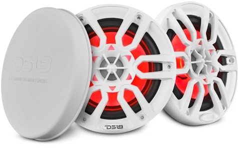 DS18 6-Inch 300 W Marine Outdoor High End Coaxial Speaker Pair