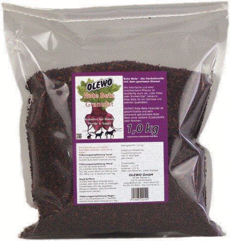 Olewo Rote Bete Granulat für Hunde, Pferde & Nager 1 kg