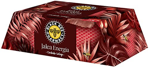 Black Bee Jalea Energía - Complemento alimenticio con Jalea Real, Maca, Guaraná, Taurina y 5 vitaminas, Energía Extra para No Perder el Ritmo - 20 ampollas