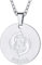 FaithHeart Medaillon Kette Fische Sternzeichen Anhänger Edelstahl ketteanhänger Sternbild Fische mit 55cm+5cm Venezianierkette
