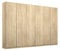 Rauch Möbel Alabama Schrank Kleiderschrank Drehtürenschrank Eiche Sonoma, Holz 6-türig inklusive Zubehörpaket Premium 3 Kleiderstangen, 9 Einlegeböden, 1 Schubkasteneinsatz BxHxT 271x229x54 cm
