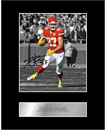Signiertes Autogramm von Travis Kelce, Kansas City Chiefs, Nr. 05, NFL