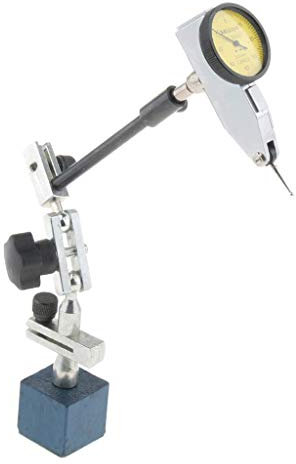 Tubayia 0-0.8mm Messbereich Messuhr Messgerät Präzisionswerkzeug mit Magnetische Standfuß Halter