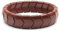 Power Ionics Braunes Turmalin-Armband mit 15mm Pfeilperlen & Edelstahlperlen – Chakra-Handarmband für Herren & Damen, Elastisch 17,5-21 cm – Echte Steine Freundschaftsarmband