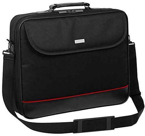 Laptop Tasche passend für Acer Nitro 5 Gaming AN515-55 (15,6'') | Notebook Hülle Umhängetasche Aktentasche mit verstärkten Schutzrahmen | HQ Schwarz
