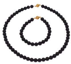 SchmuckDesignByEmma Onyx Collier