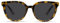 SOJOS Runde Polarisierte Sonnenbrille Damen Herren Klassische Retro Stil UV400 SJ2175 mit Demi Rahmen/Graue Linse