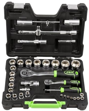 COFFRET DE CLES A DOUILLES 1/4 ET 1/2 COTES POUCES, IMPERIALES, US