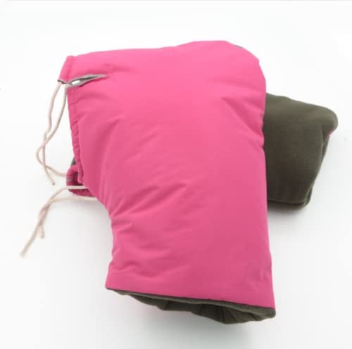 Lenkerstulpen Lenker Handschuhe für Fahrrad Gefüttert Winddicht Schutzhandschuh Winter Warm Verdickte Roller Lenkerabdeckung Lenkerhandschuhe Handwärmer Wasserdicht Universal Lenkermuffen 25X33cm