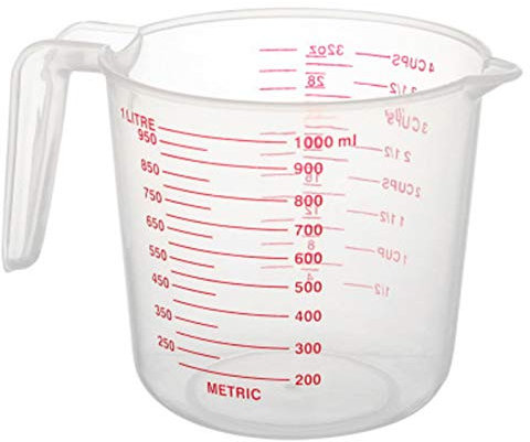 Misurino da 1000 ml con bilancia