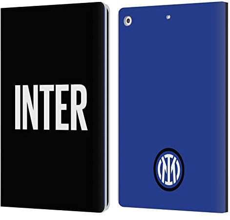 Head Case Designs Licenza Ufficiale Inter Milan Inter Milan Logo Distintivo Custodia Portafoglio in Pelle Compatibile con Apple iPad 10.2 2019/2020/2021