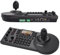 Chameye PTZ Kamera Controller mit 4D Joystick und 3-Zoll-Bildschirm, mit RS232/485, LAN(PoE), 7-Kameras-Verknupfungen, VISCA, PELCO-D/P Unterstützt 255 Voreingestellte Positionen, E300