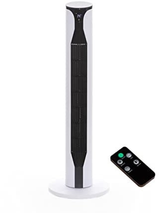 Daewoo 36 Inch Slimline Tower Fan With Remote, Lightweight, 12 Hour Timer, With Oscillation, 3 Speed Settings, 3 Modes, Carry Handle, Instant Cool Air, Ideal For Floors Home And Office Use