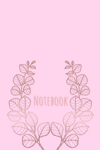 Rose Gold Notebook Journal A5 - Rose Gold Diary Planner, Rose Gold Notepad for Writing Drawing Sketching, Perfect for Work Office, 120 Lined Pages 6x9