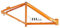 KOLHGNSE Mountainbike Rahmen, 26 RH 66 cm Aluminiumlegierung Fahrradrahmen MTB Fahrrad Rahmensatz Interne Führung Mountainbike Rahmen Bicycle Frame für Women Men (Orange)