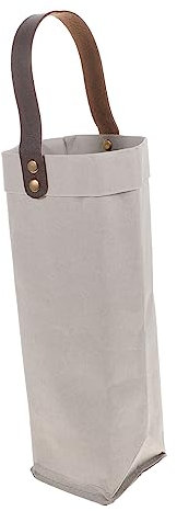 Alipis Wein-Einkaufstasche Tragetaschen Für Flaschen Dünner Wickel Wein Geschenktüte Geschenktüten Für Weinflaschen Kleine Schwarze Tasche Tragetasche Für Wein Halterung Nordisch Pu