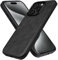 X-level für iPhone 15 Pro Hülle, [Earl 3 Series] PU Leder Vintage Slim Schutzhülle Weichem TPU Bumper Anti-Rutsch Ledertasche Kompatibel mit iPhone 15 Pro - Schwarz